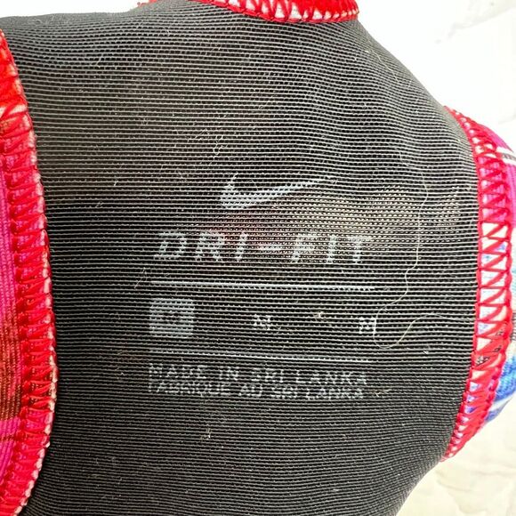 Nike Hyper Femme Floral Sports Bra Medium Multicolor Dri-FIT Racerback - Picture 4 of 6